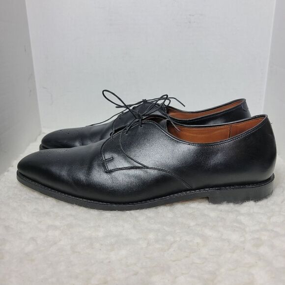 Allen Edmonds Flatiron Men\'s 15 Shoes Black Leather Brogue Toe Oxford Derby main image 7